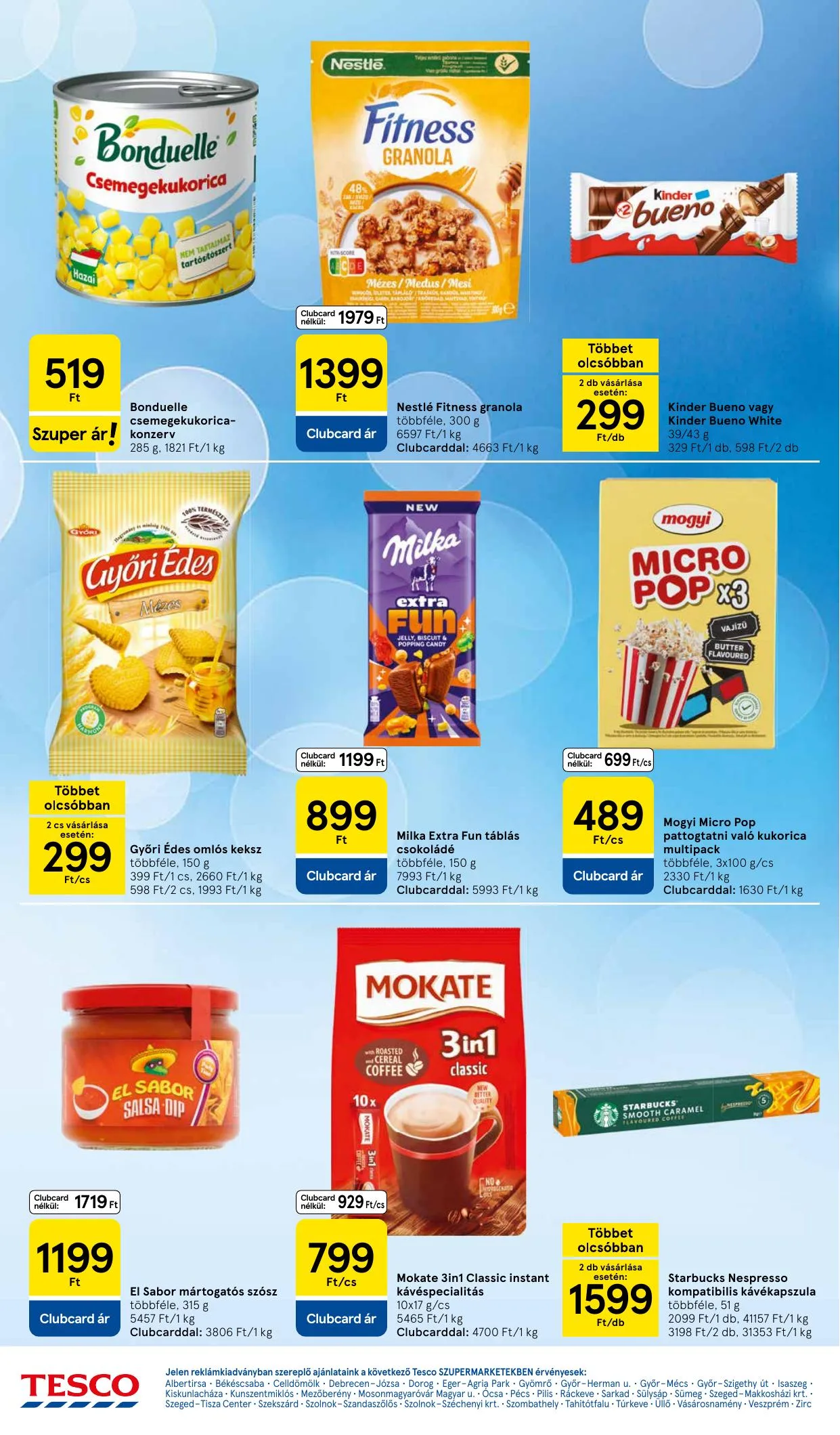 Tesco akciós újság Szupermarket 10.15–10.20 – 6. oldal