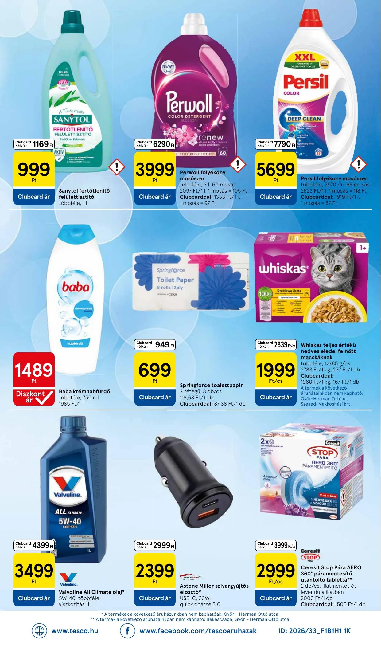 Tesco akciós újság Szupermarket 10.15–10.20 – 8. oldal
