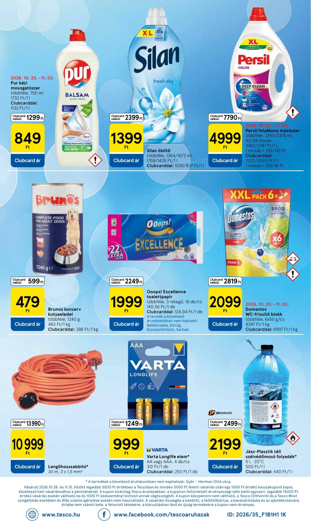 Tesco akciós újság Szupermarket 10.29–11.04 – 8. oldal