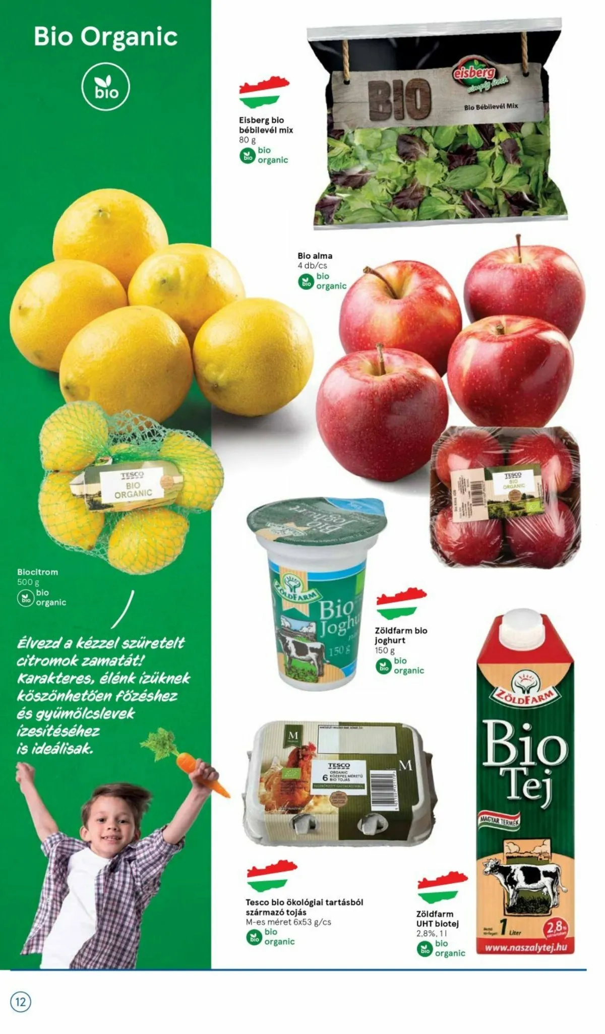 Tesco akciós újság Taplalkozas 01.05–03.31 – 12. oldal
