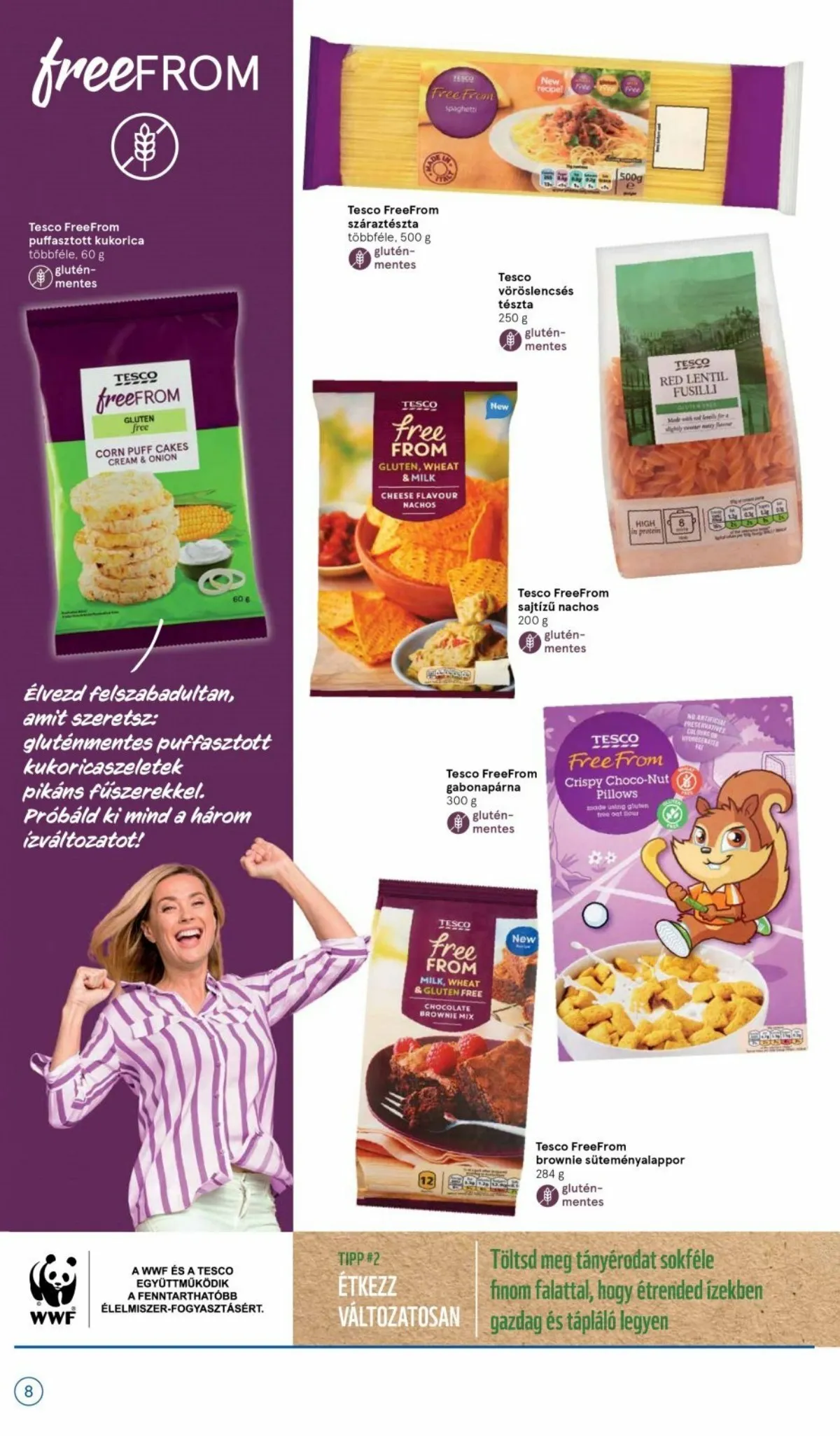Tesco akciós újság Taplalkozas 01.05–03.31 – 8. oldal