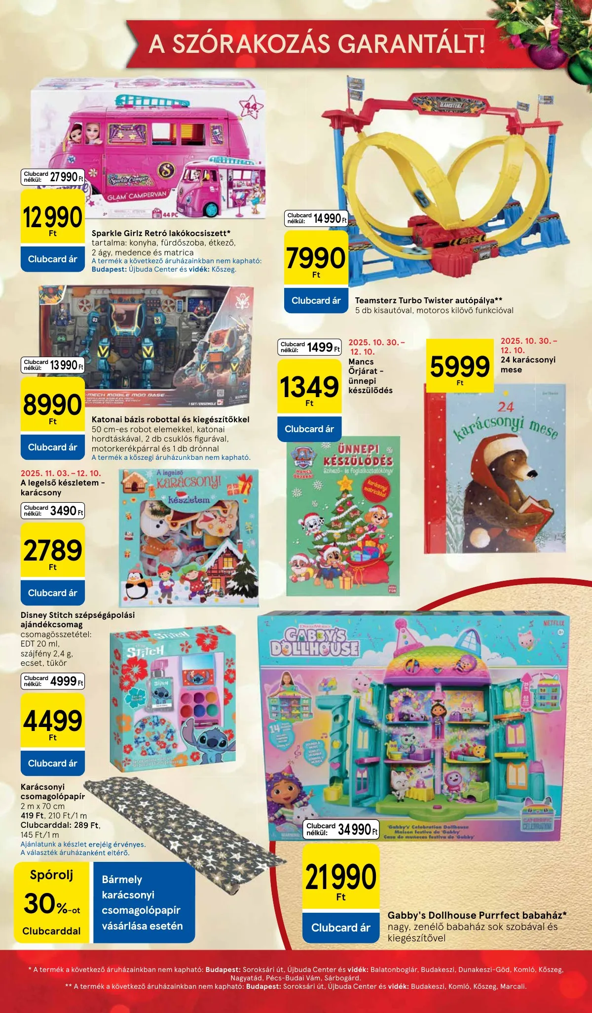 Tesco akciós újság Unnepi katalógus 11.26–11.26 – 19. oldal