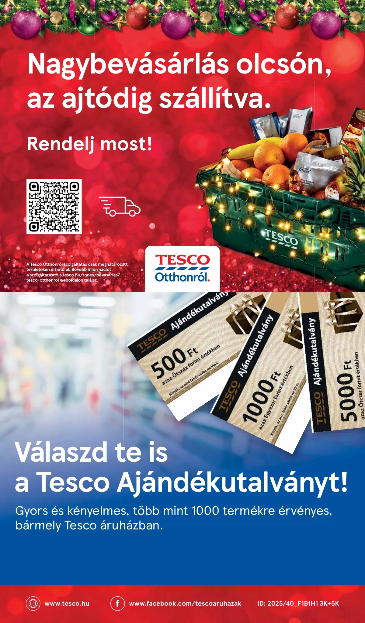 Tesco akciós újság Unnepi katalógus 11.26–11.26 – 52. oldal