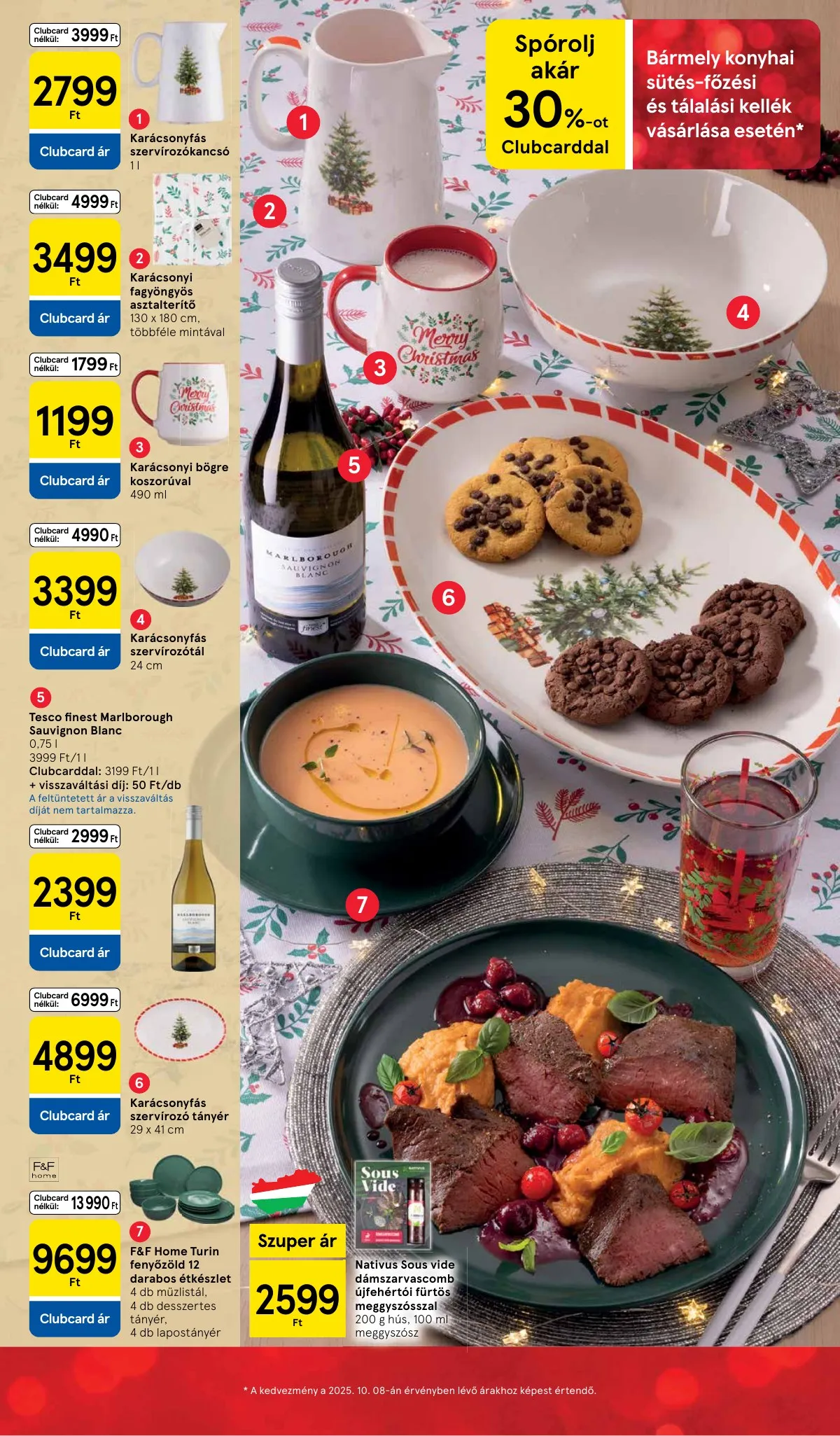 Tesco akciós újság Unnepi katalógus 11.26–11.26 – 6. oldal