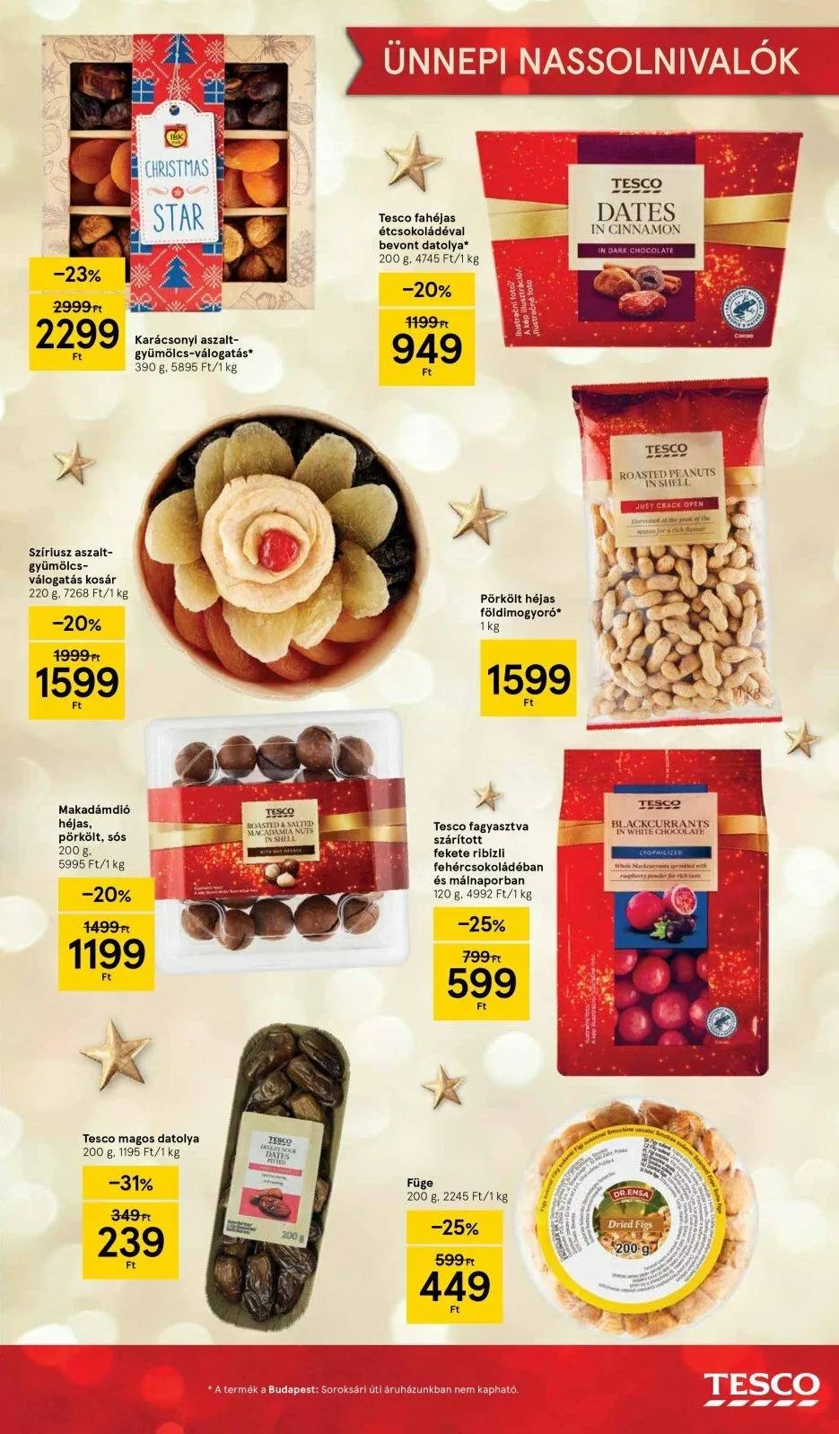 Tesco akciós újság Unnepi 12.08–12.24 – 13. oldal