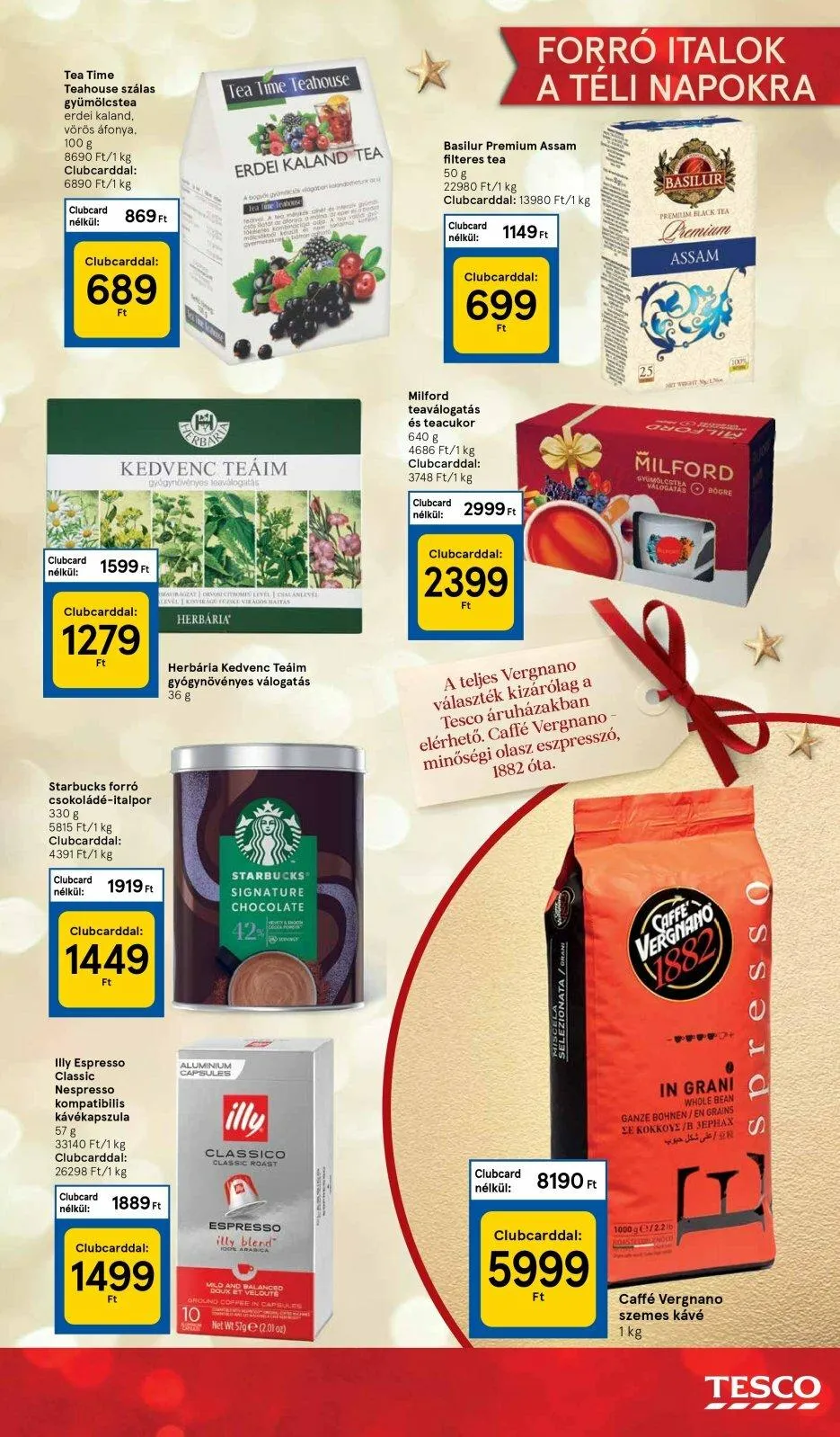 Tesco akciós újság Unnepi 12.08–12.24 – 15. oldal