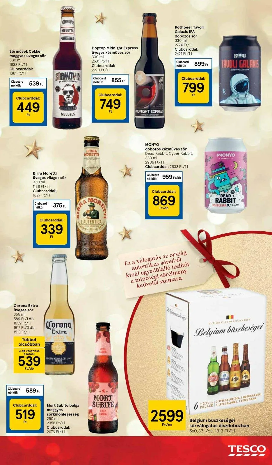 Tesco akciós újság Unnepi 12.08–12.24 – 19. oldal