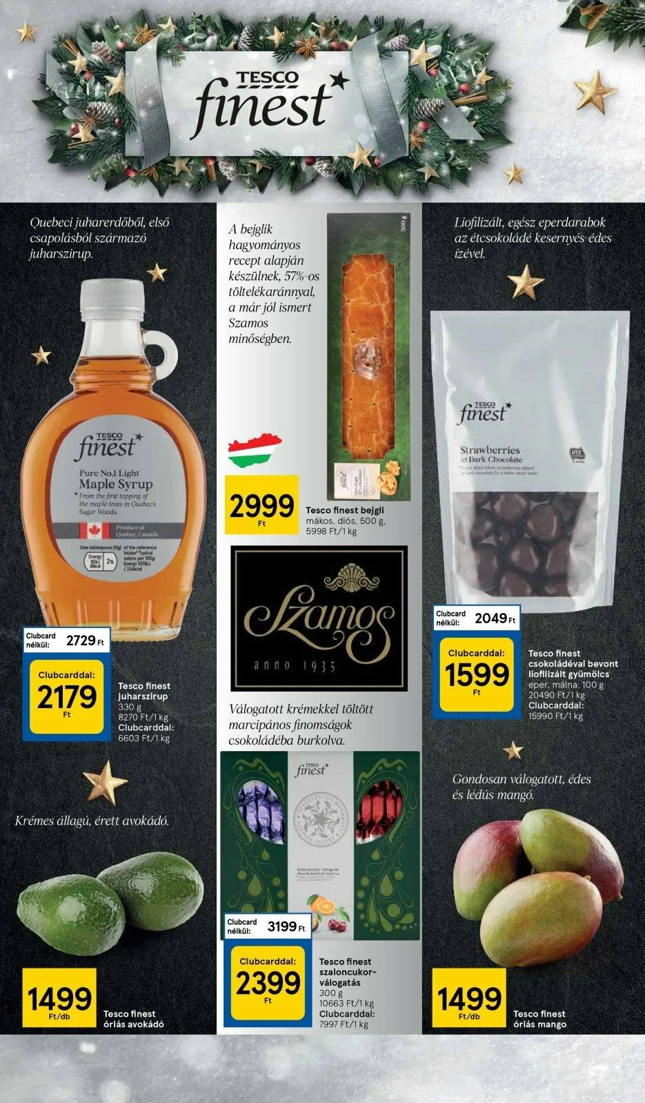 Tesco akciós újság Unnepi 12.08–12.24 – 22. oldal