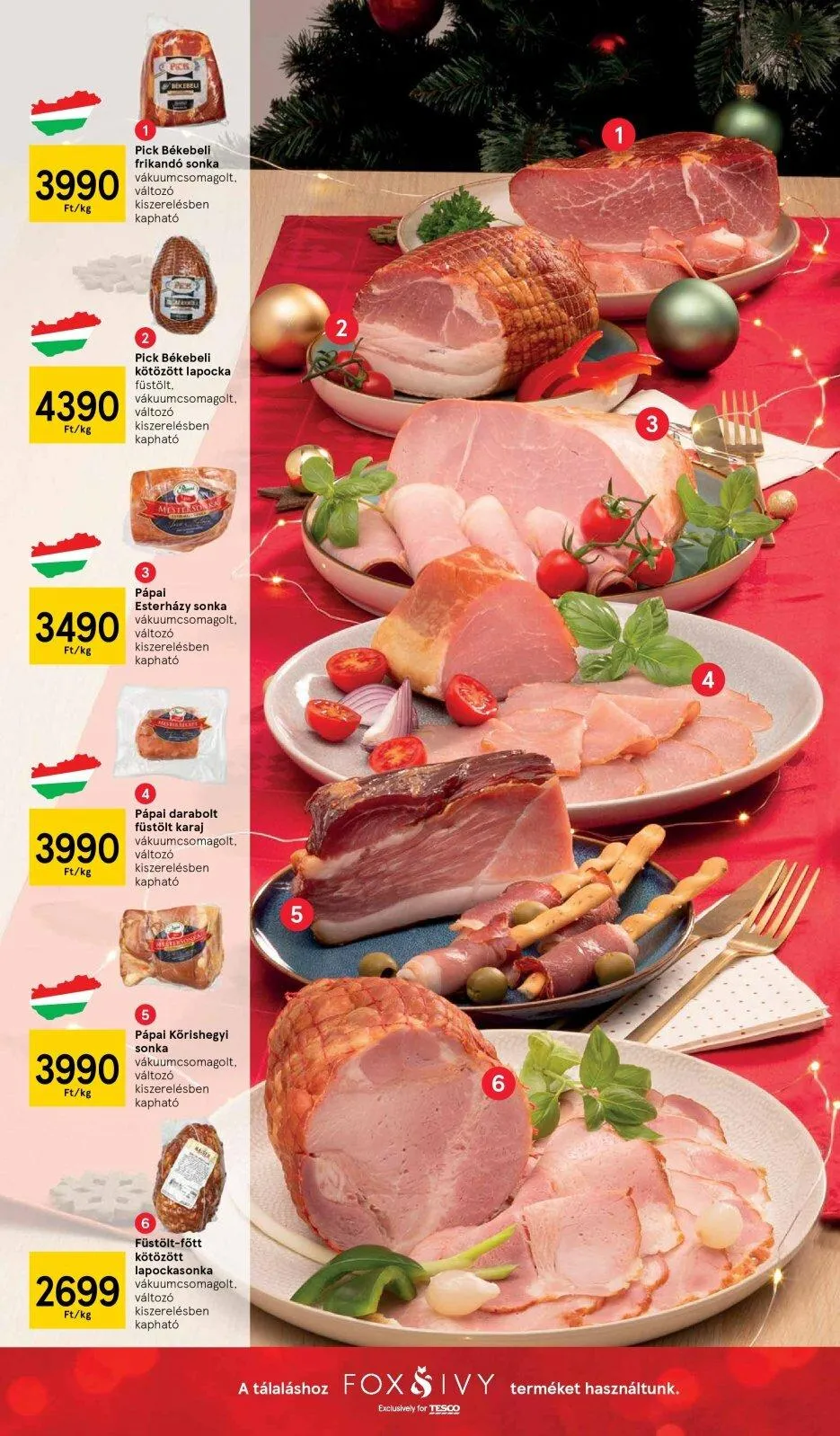 Tesco akciós újság Unnepi 12.08–12.24 – 6. oldal