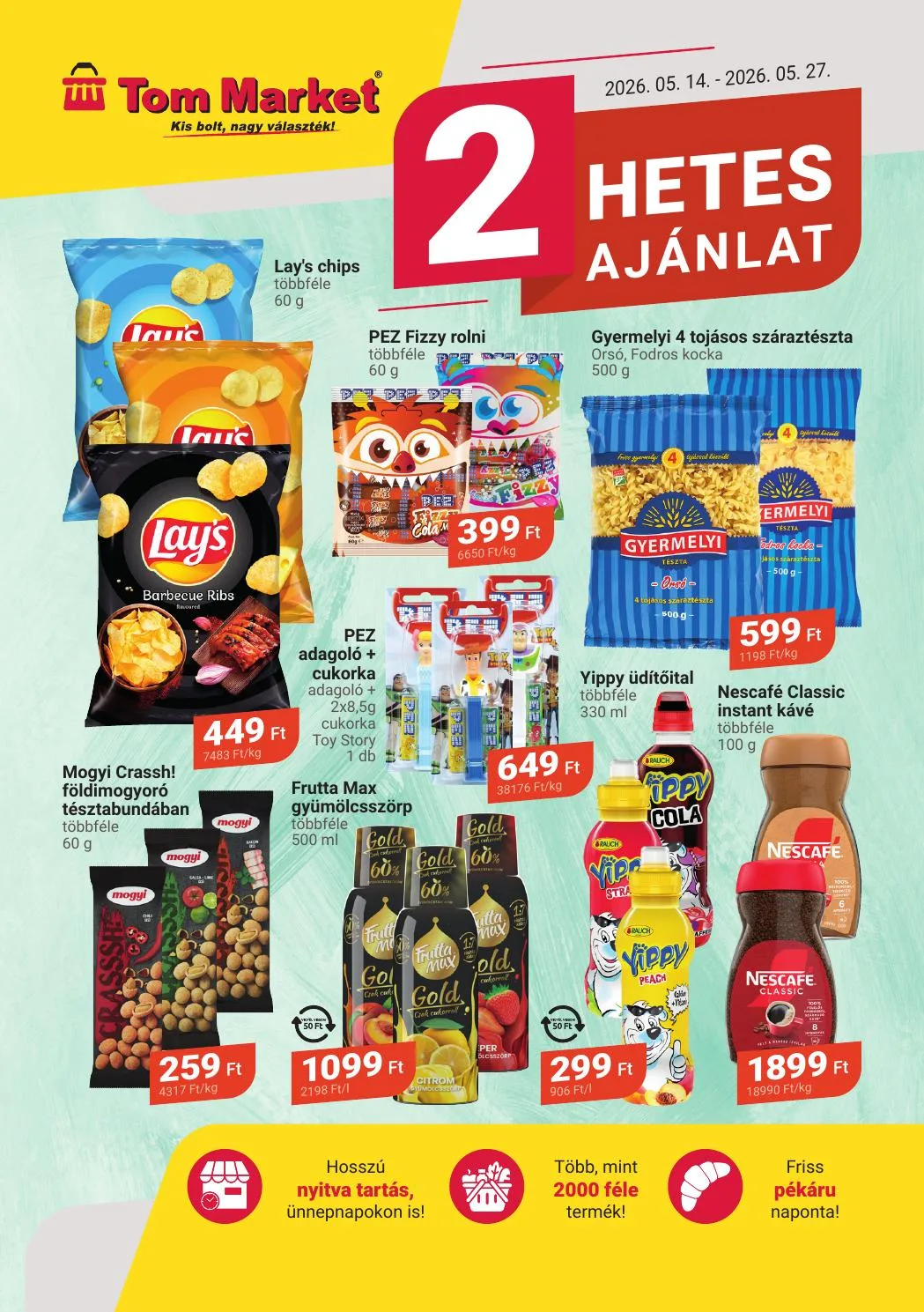 Tom Market akciós újság Market 05.14–05.27