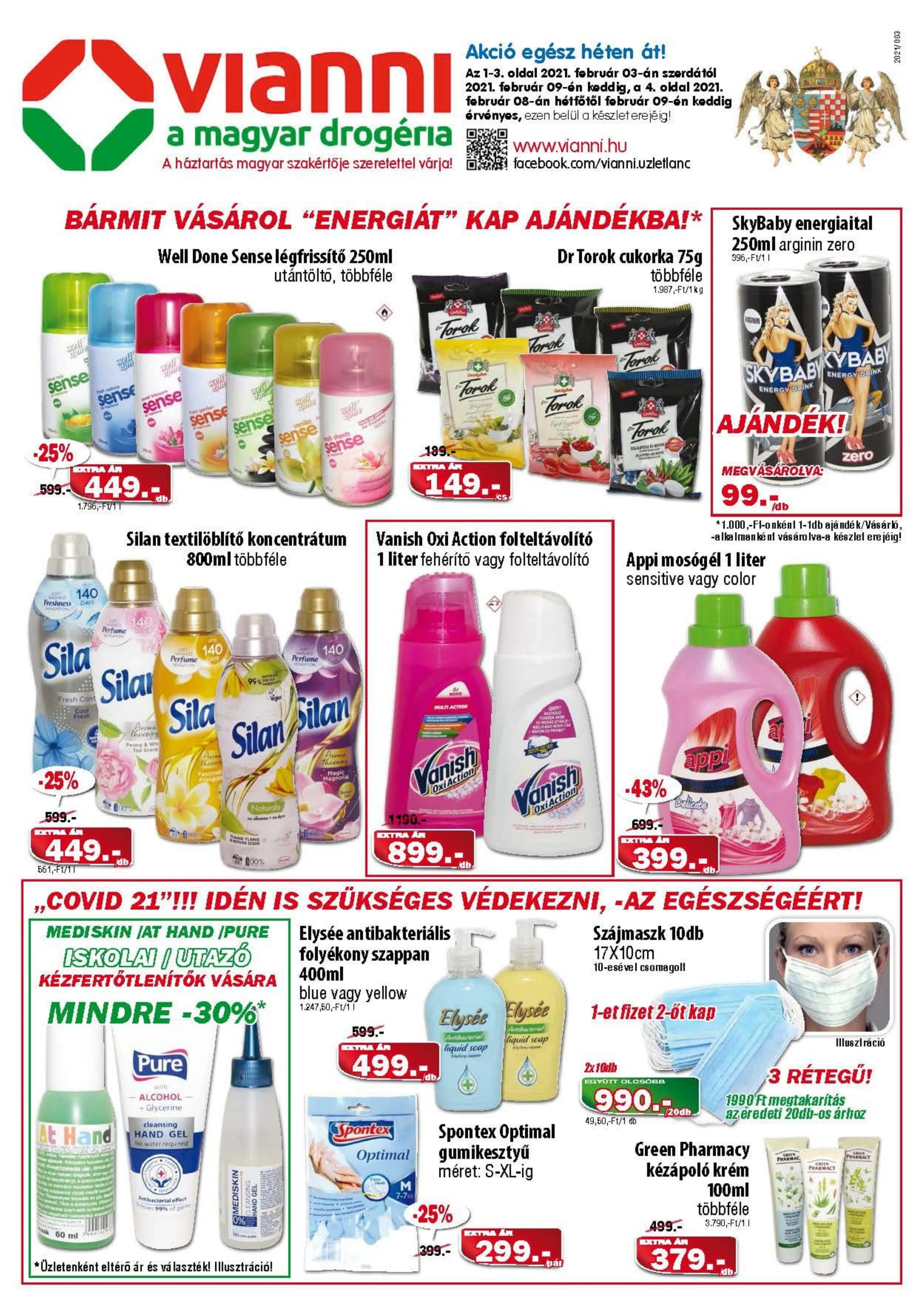 Vianni akciós újság 02.03–02.09