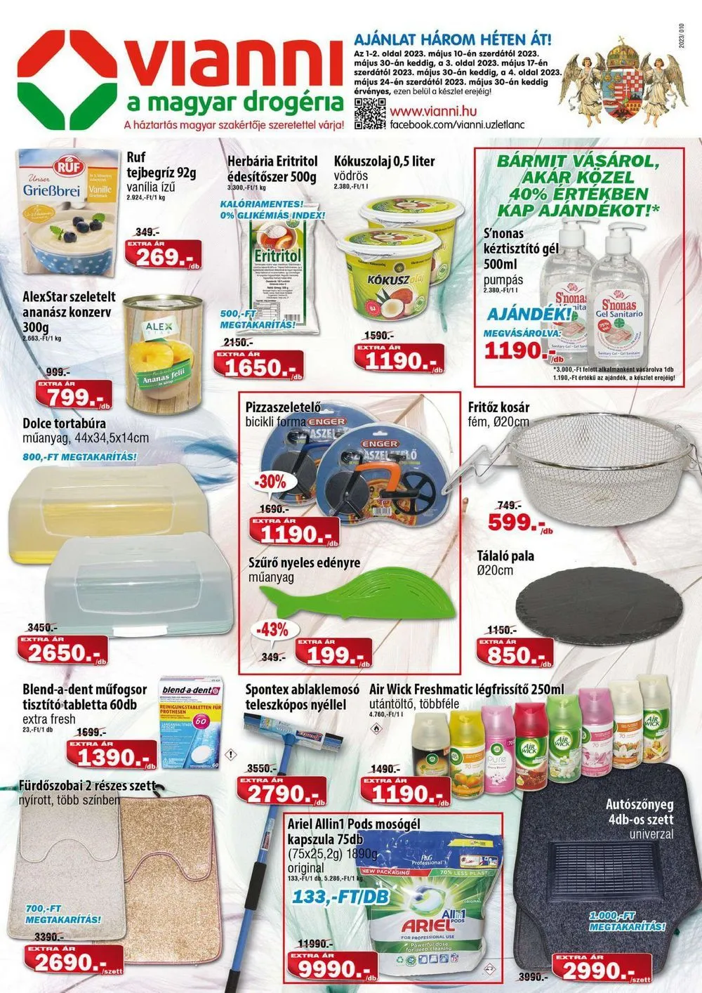 Vianni akciós újság 05.10–05.30