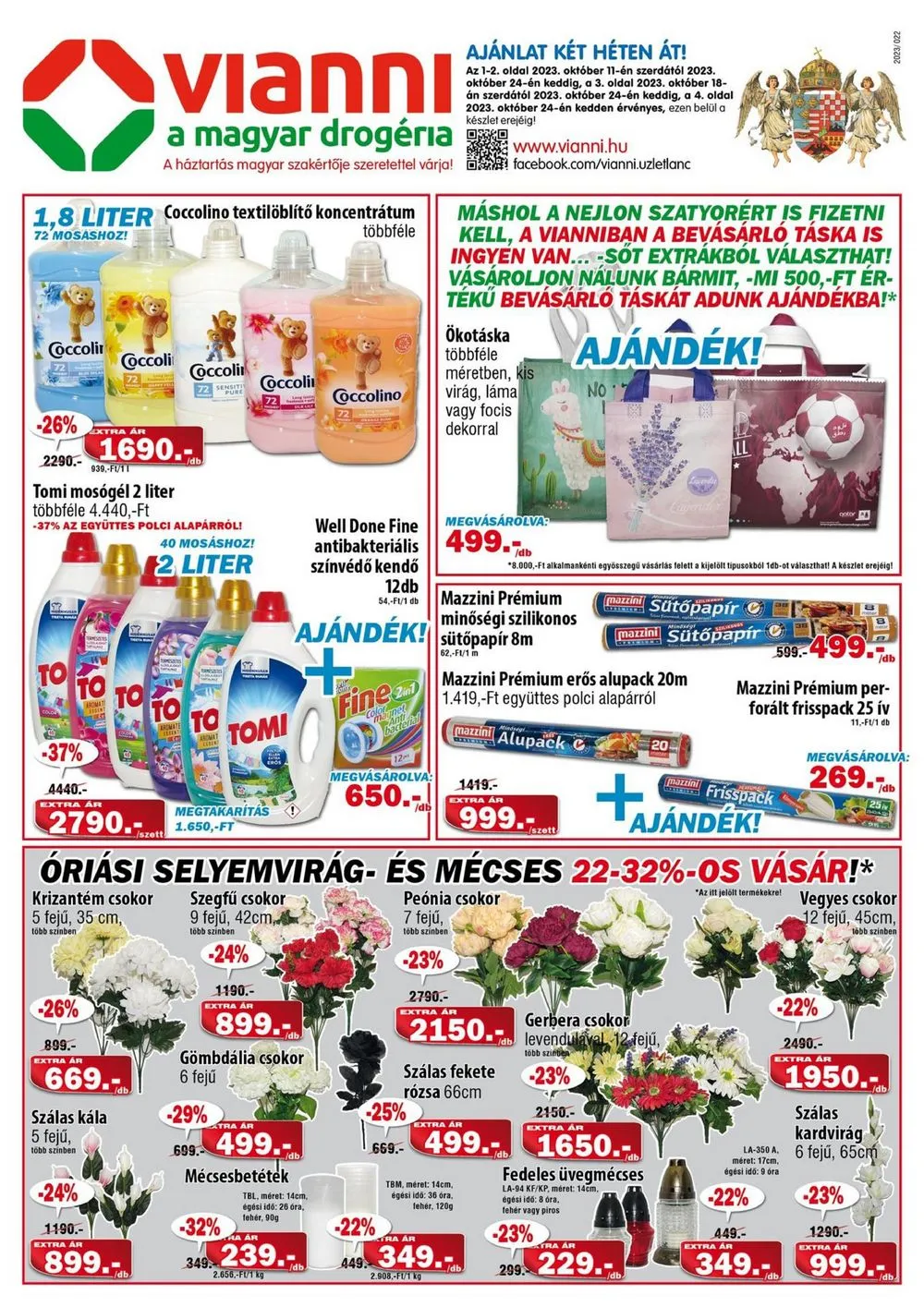 Vianni akciós újság 10.11–10.24