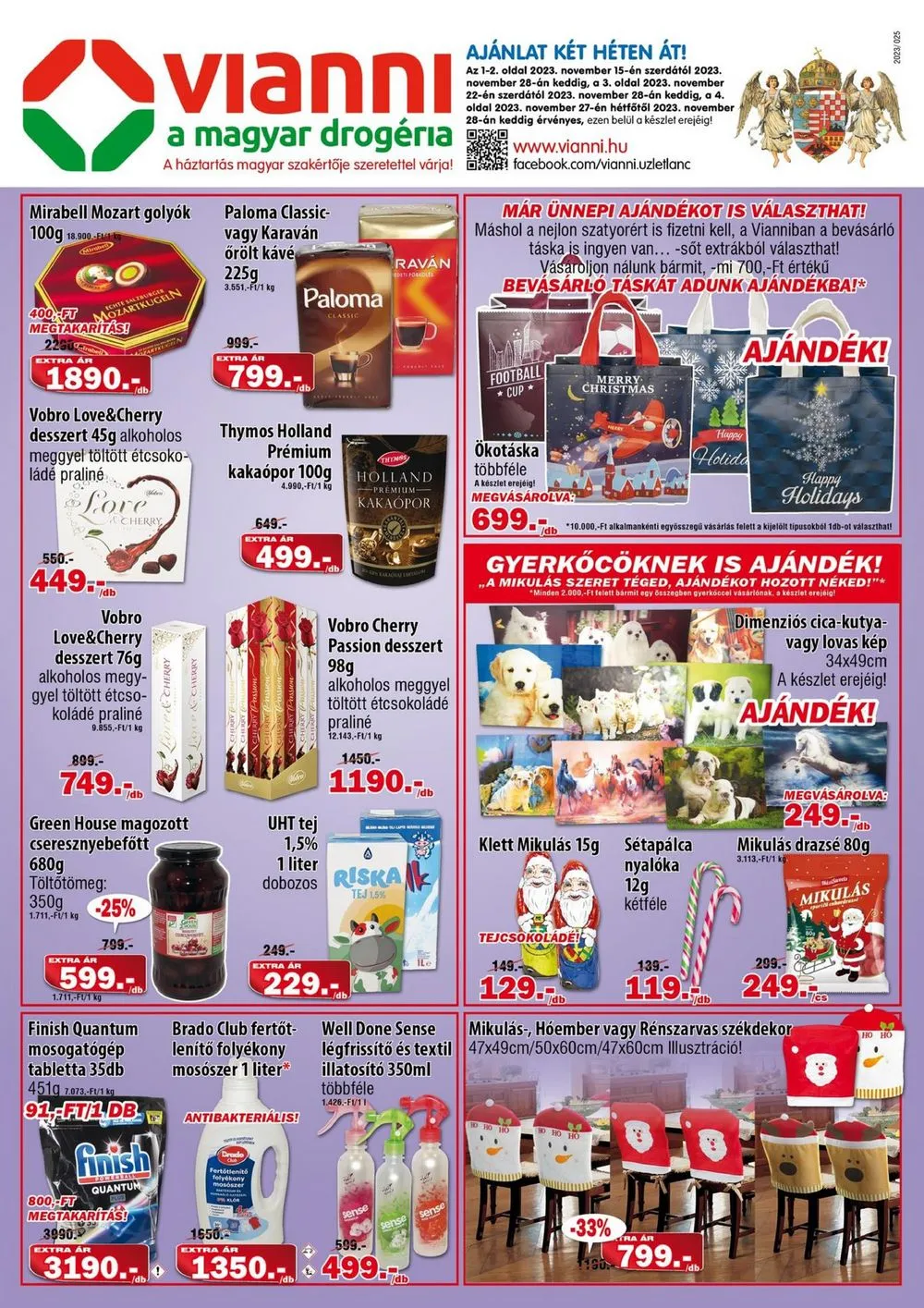 Vianni akciós újság 11.15–11.28