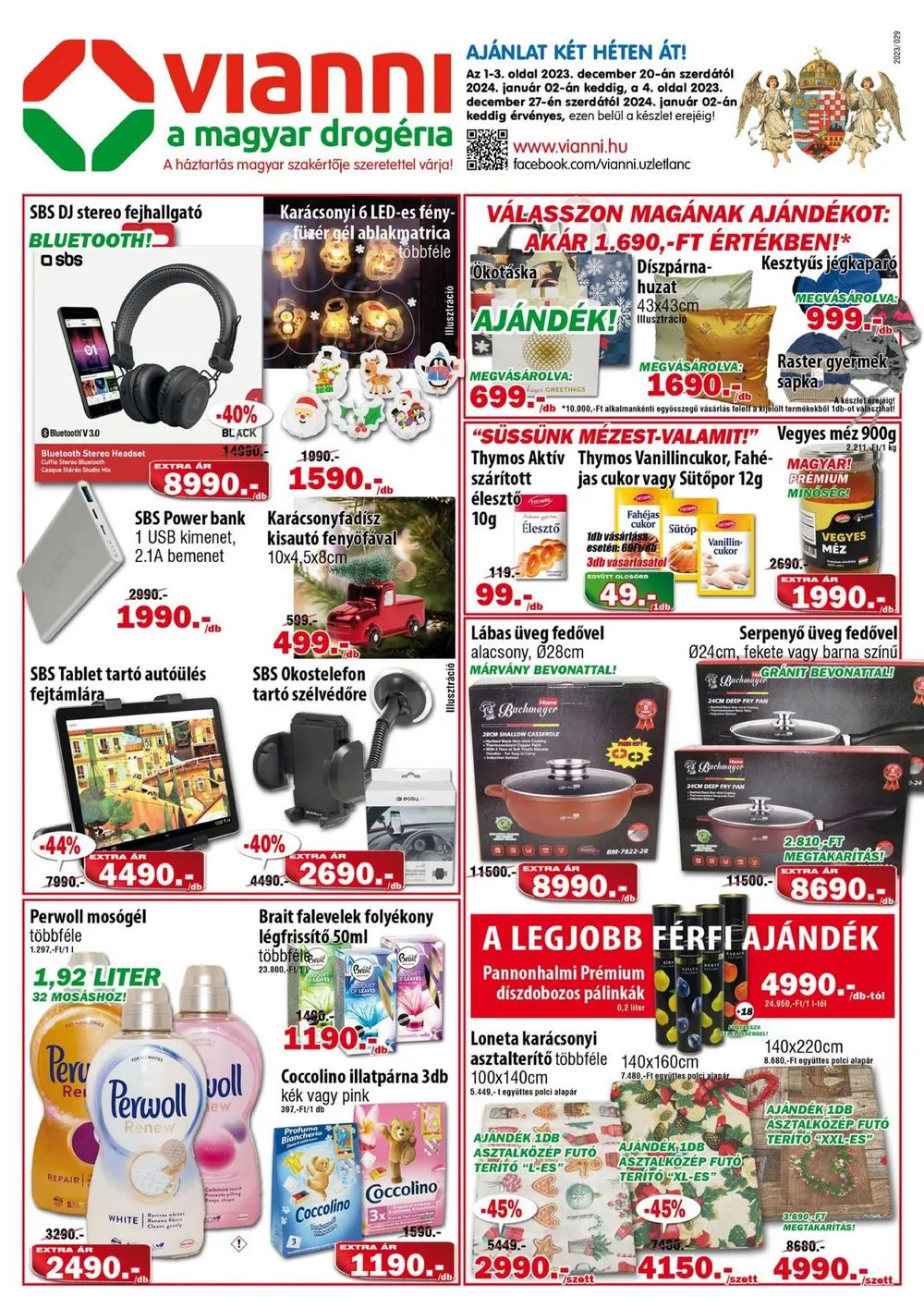 Vianni akciós újság 12.20–01.02