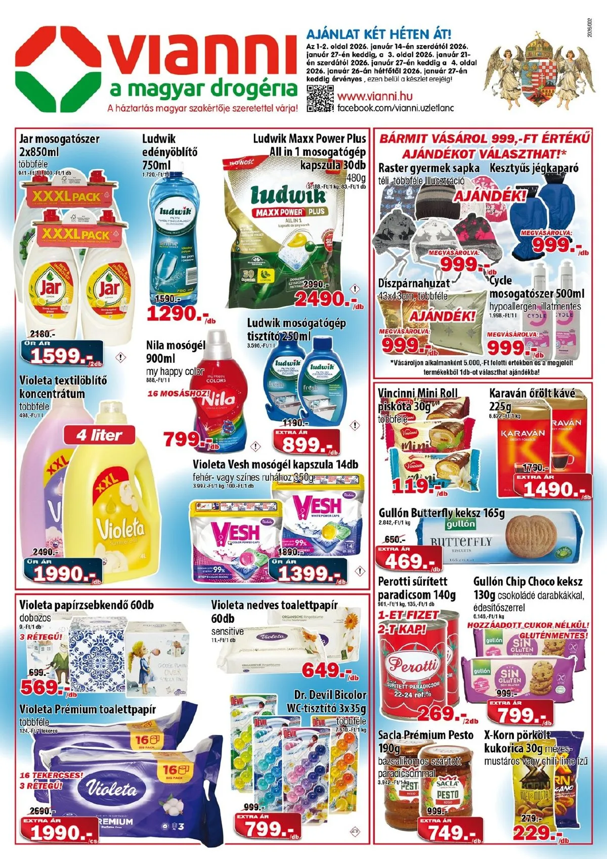 Vianni akciós újság 01.14–01.27