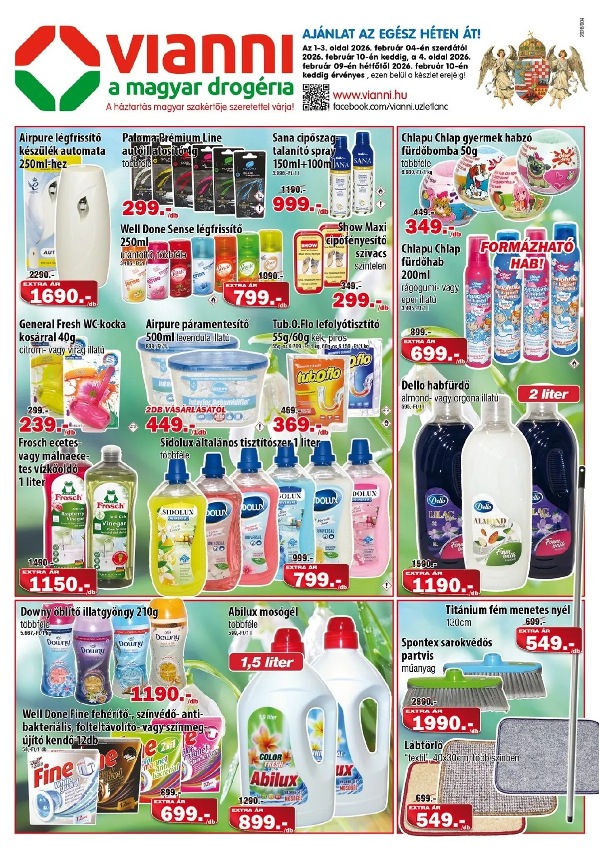 Vianni akciós újság 02.04–02.10