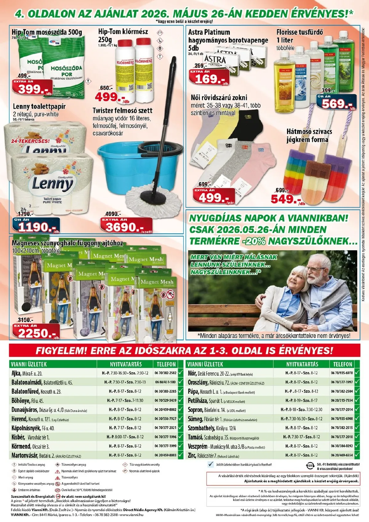 Vianni akciós újság 05.13–05.26 – 4. oldal