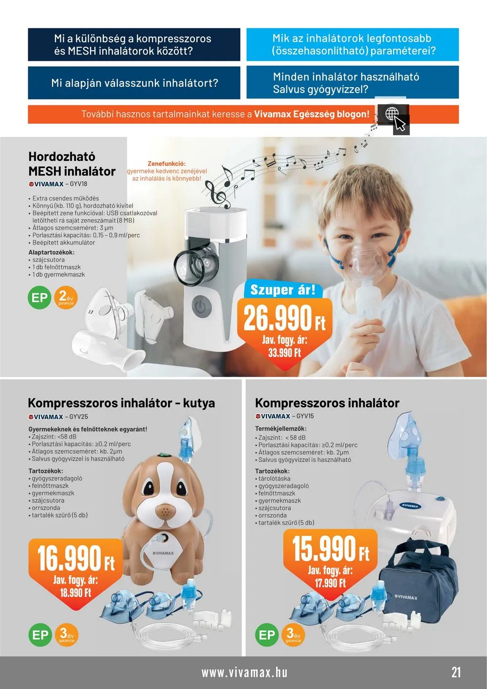 Vivamax akciós újság 04.11–05.07 – 21. oldal