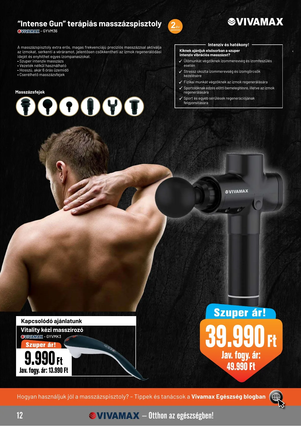 Vivamax akciós újság 11.07–11.30 – 12. oldal