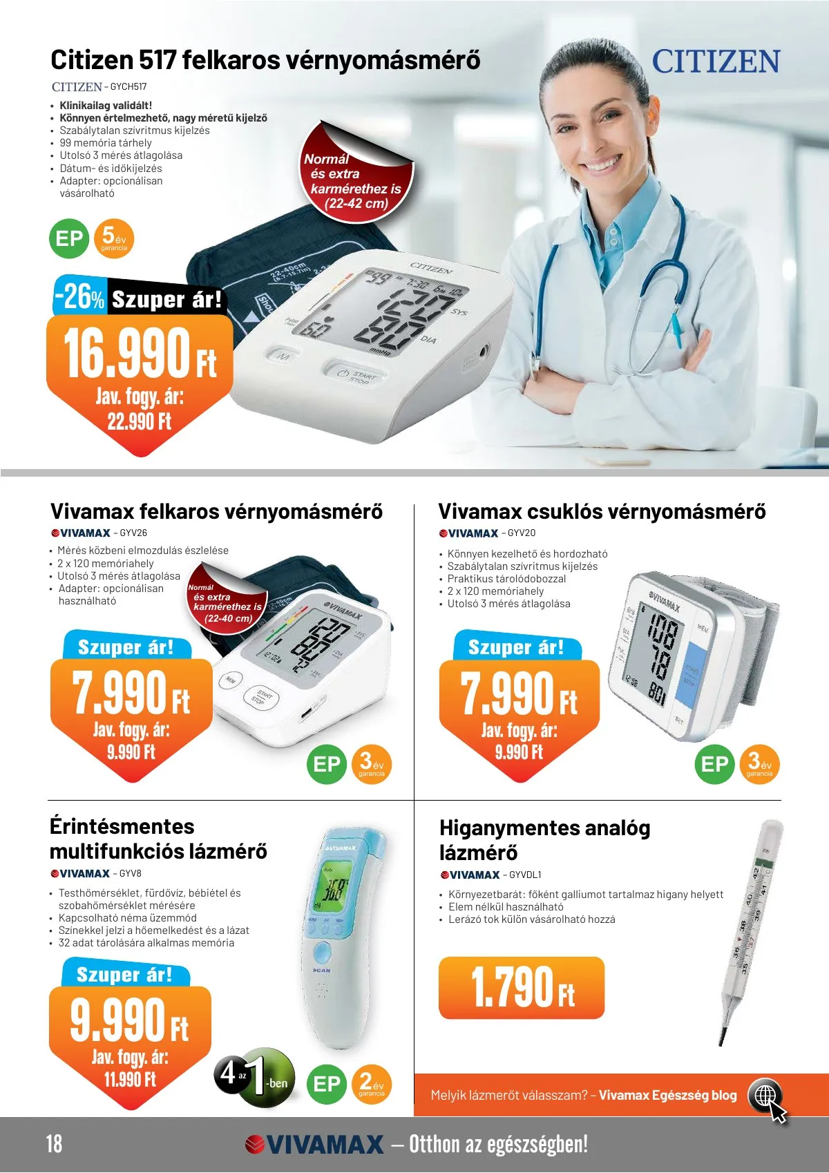 Vivamax akciós újság 11.07–11.30 – 18. oldal