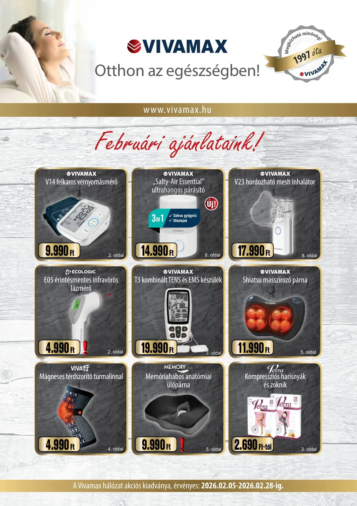 Vivamax akciós újság 02.05–02.28