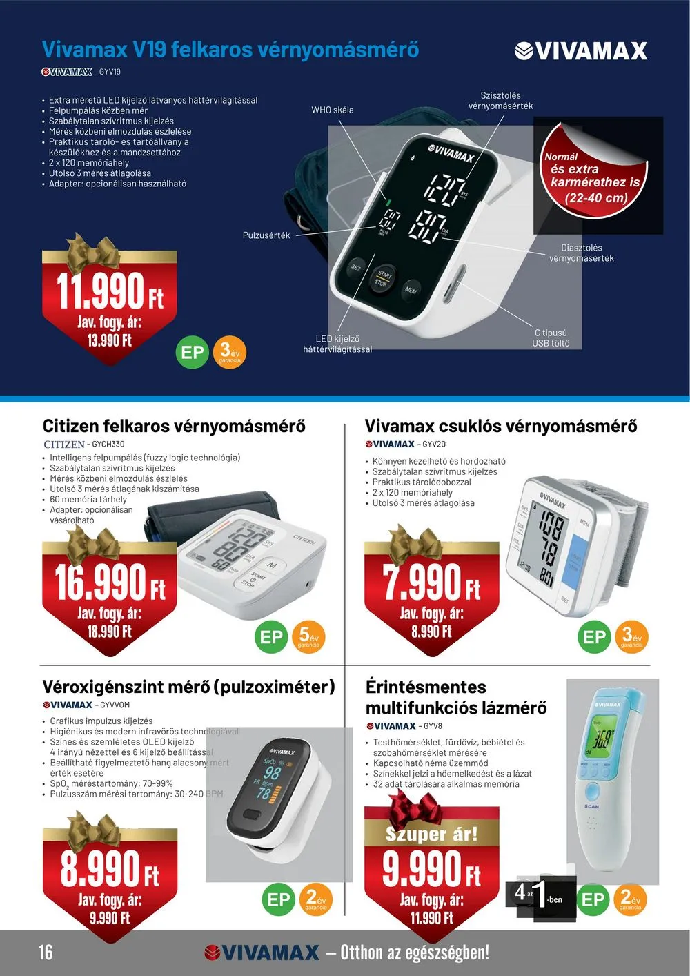 Vivamax akciós újság Karacsony 12.01–12.31 – 16. oldal
