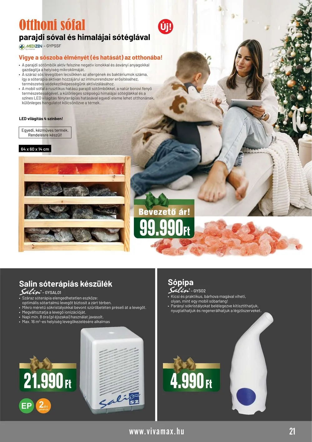 Vivamax akciós újság Karacsony 12.01–12.31 – 21. oldal