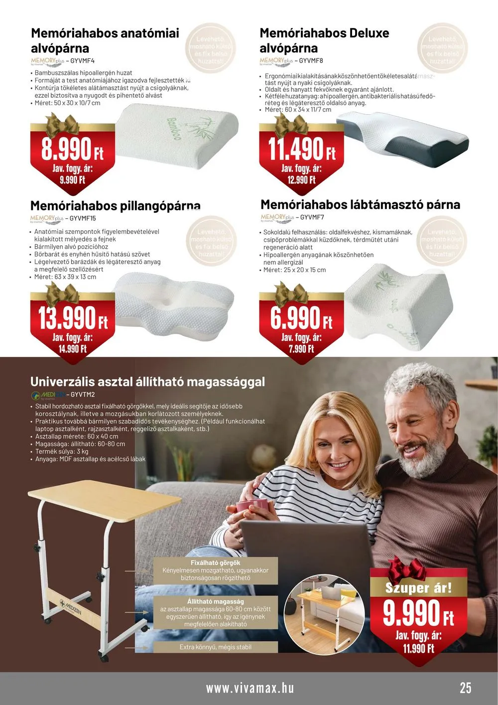 Vivamax akciós újság Karacsony 12.01–12.31 – 25. oldal