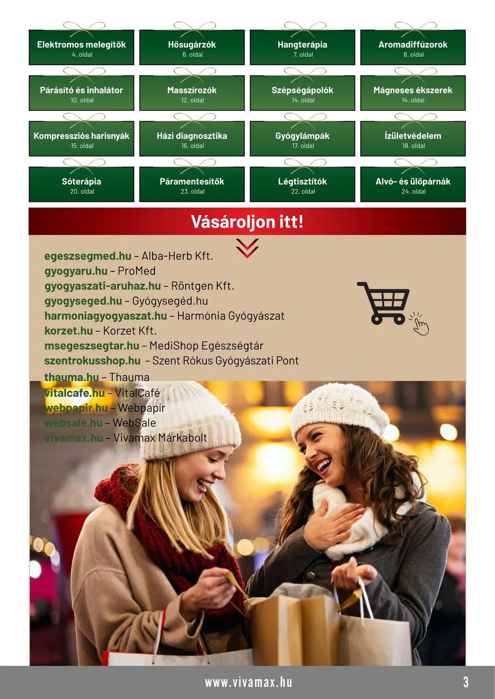 Vivamax akciós újság Karacsony 12.01–12.31 – 3. oldal