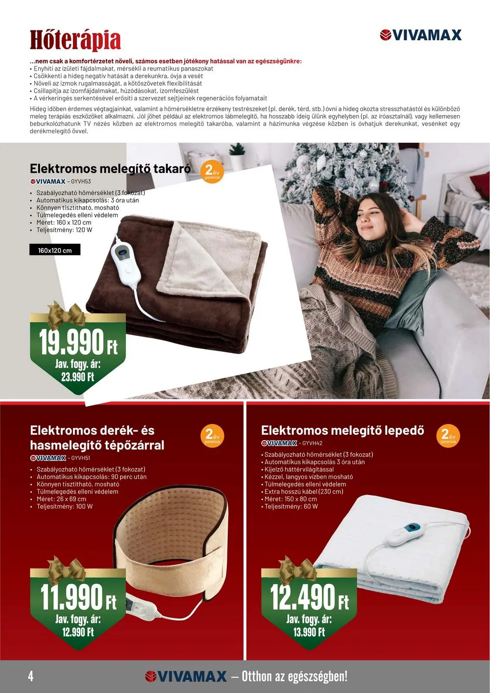 Vivamax akciós újság Karacsony 12.01–12.31 – 4. oldal