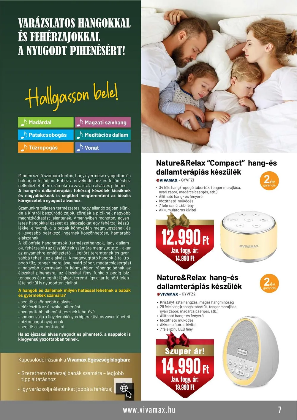 Vivamax akciós újság Karacsony 12.01–12.31 – 7. oldal
