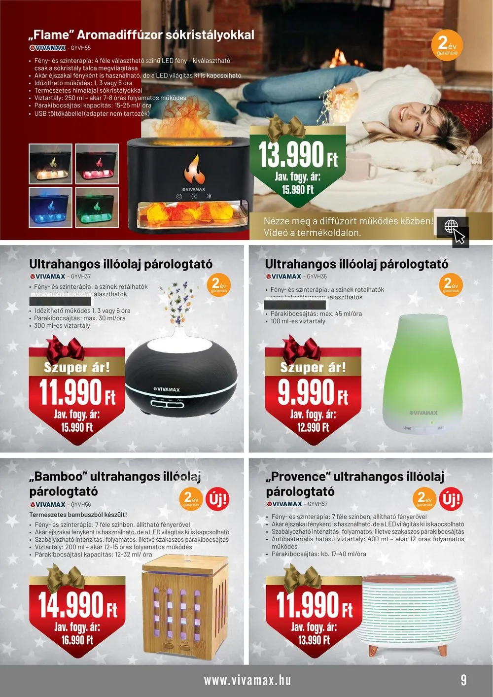 Vivamax akciós újság Karacsony 12.01–12.31 – 9. oldal
