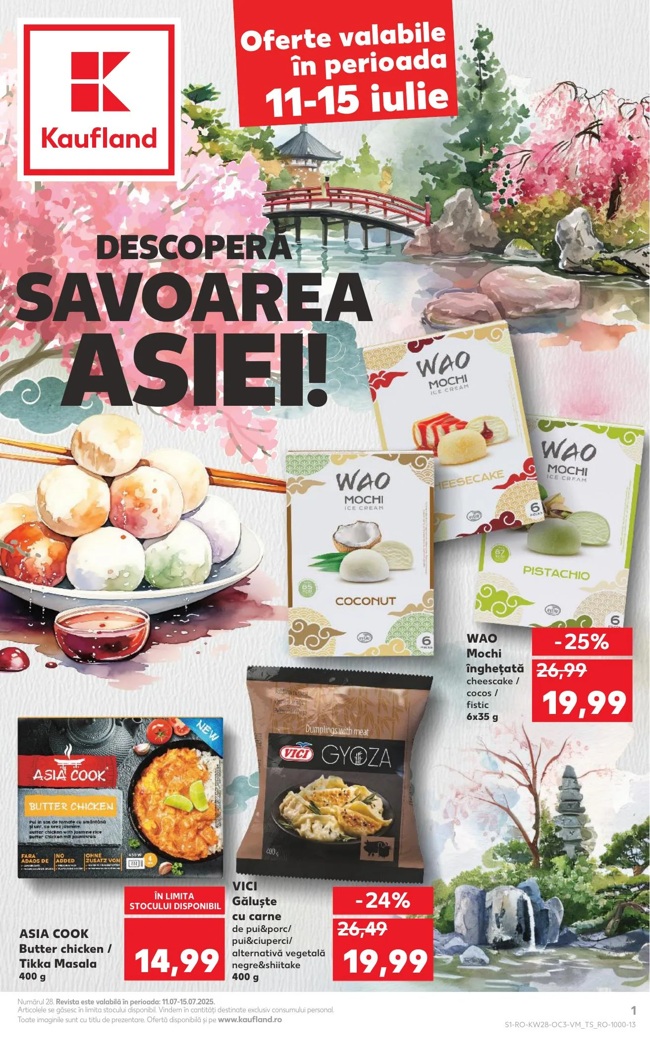 Kaufland akciós újság Románia Azsia Izei 07.11–07.15