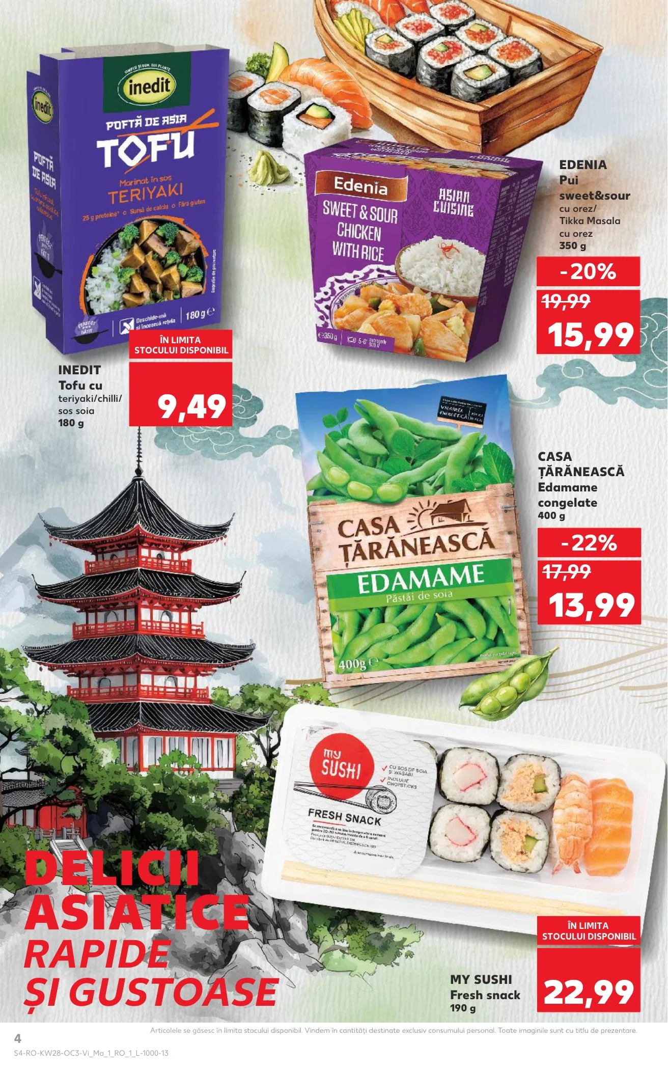 Kaufland akciós újság Románia Azsia Izei 07.11–07.15 – 4. oldal