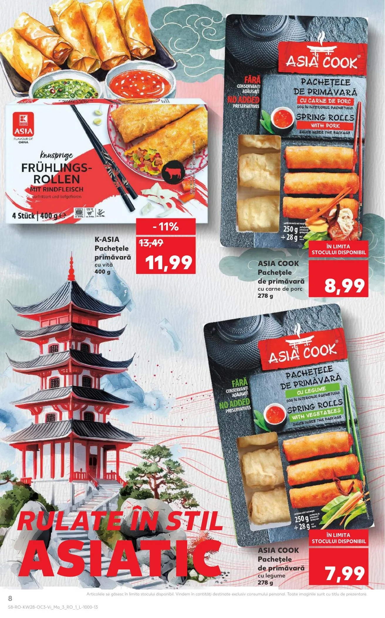 Kaufland akciós újság Románia Azsia Izei 07.11–07.15 – 8. oldal