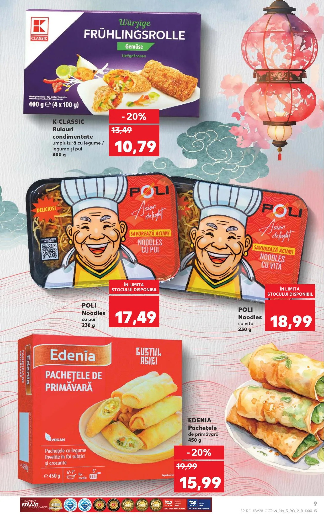 Kaufland akciós újság Románia Azsia Izei 07.11–07.15 – 9. oldal