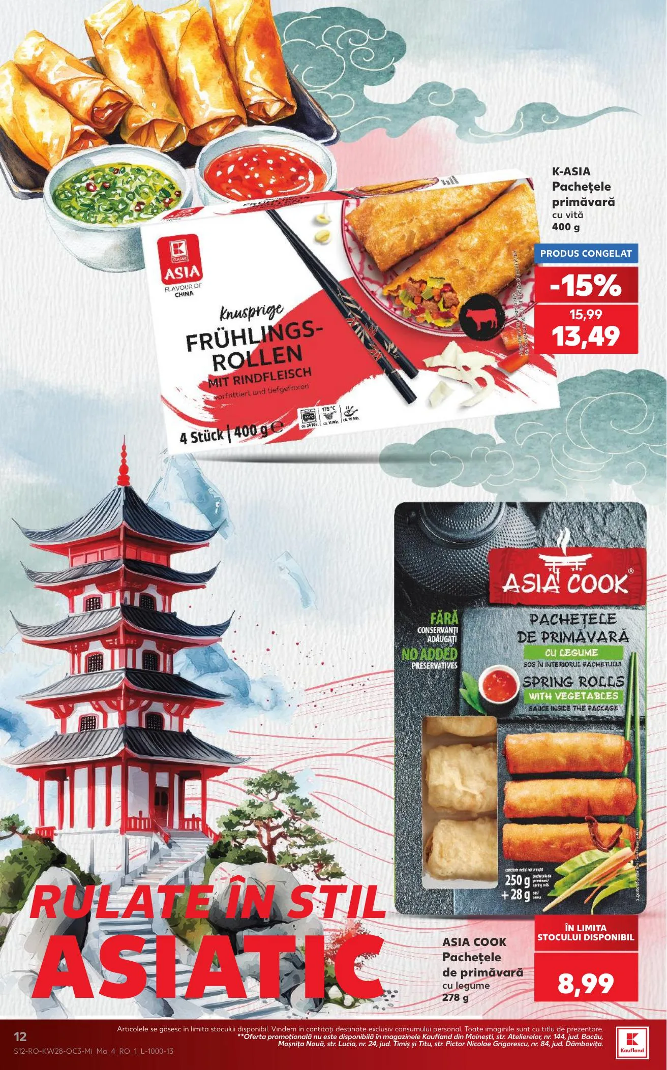 Kaufland akciós újság Románia Azsiai het 07.08–07.14 – 12. oldal