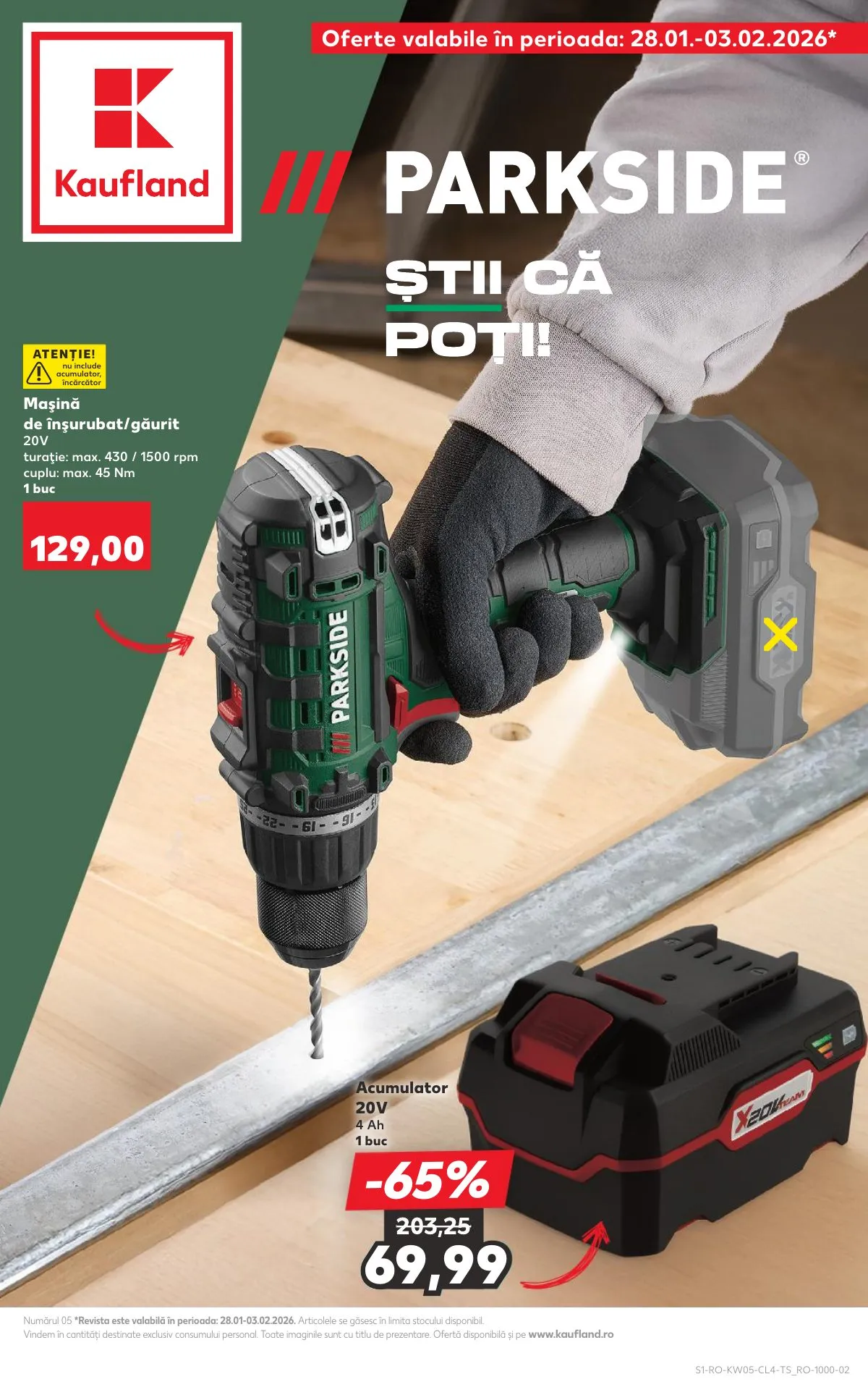 Kaufland akciós újság Románia Barkacs 01.28–02.03