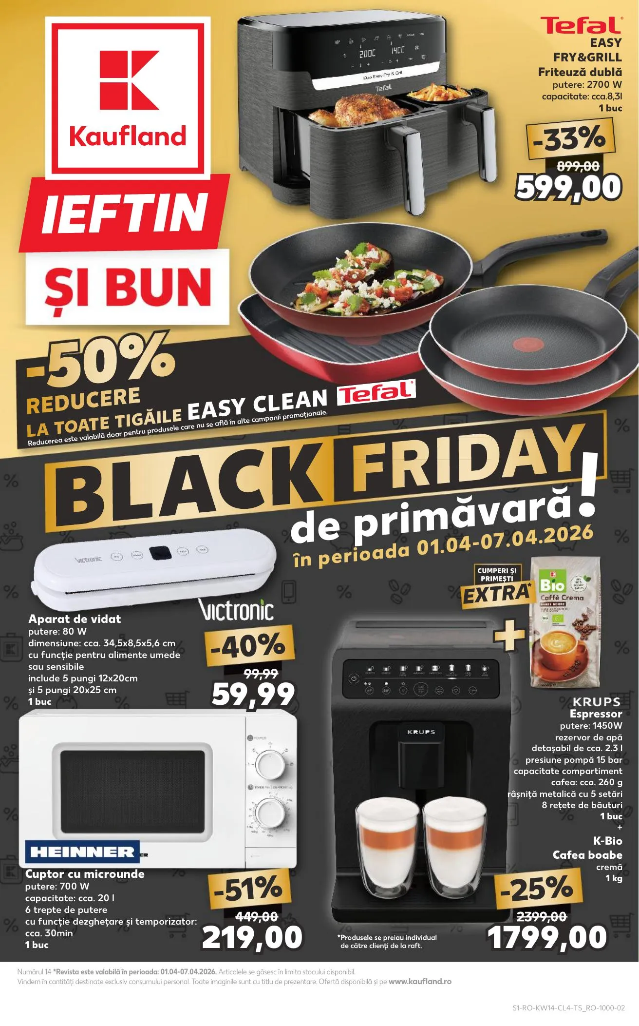Kaufland akciós újság Románia Black Friday 04.01–04.07