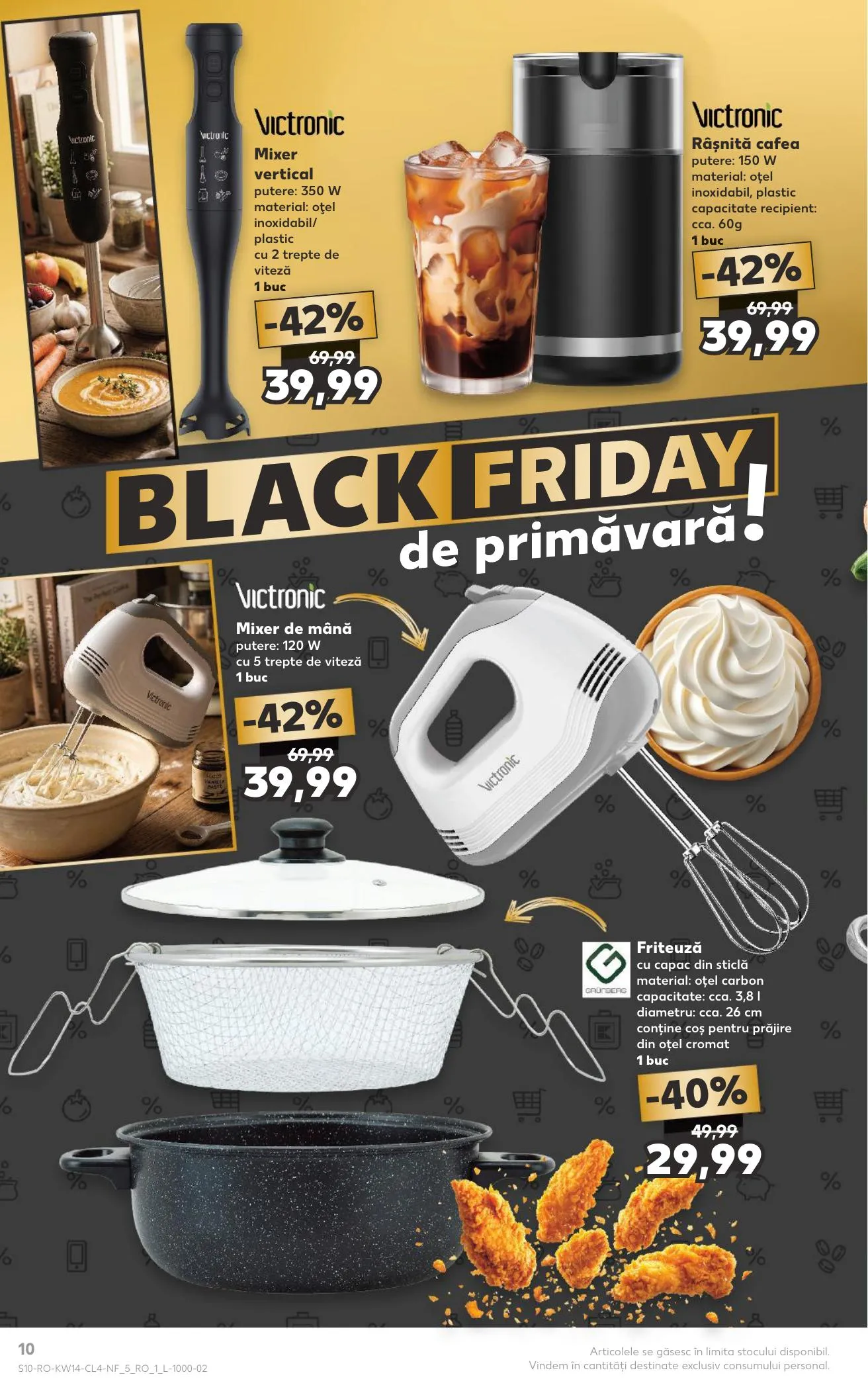 Kaufland akciós újság Románia Black Friday 04.01–04.07 – 10. oldal