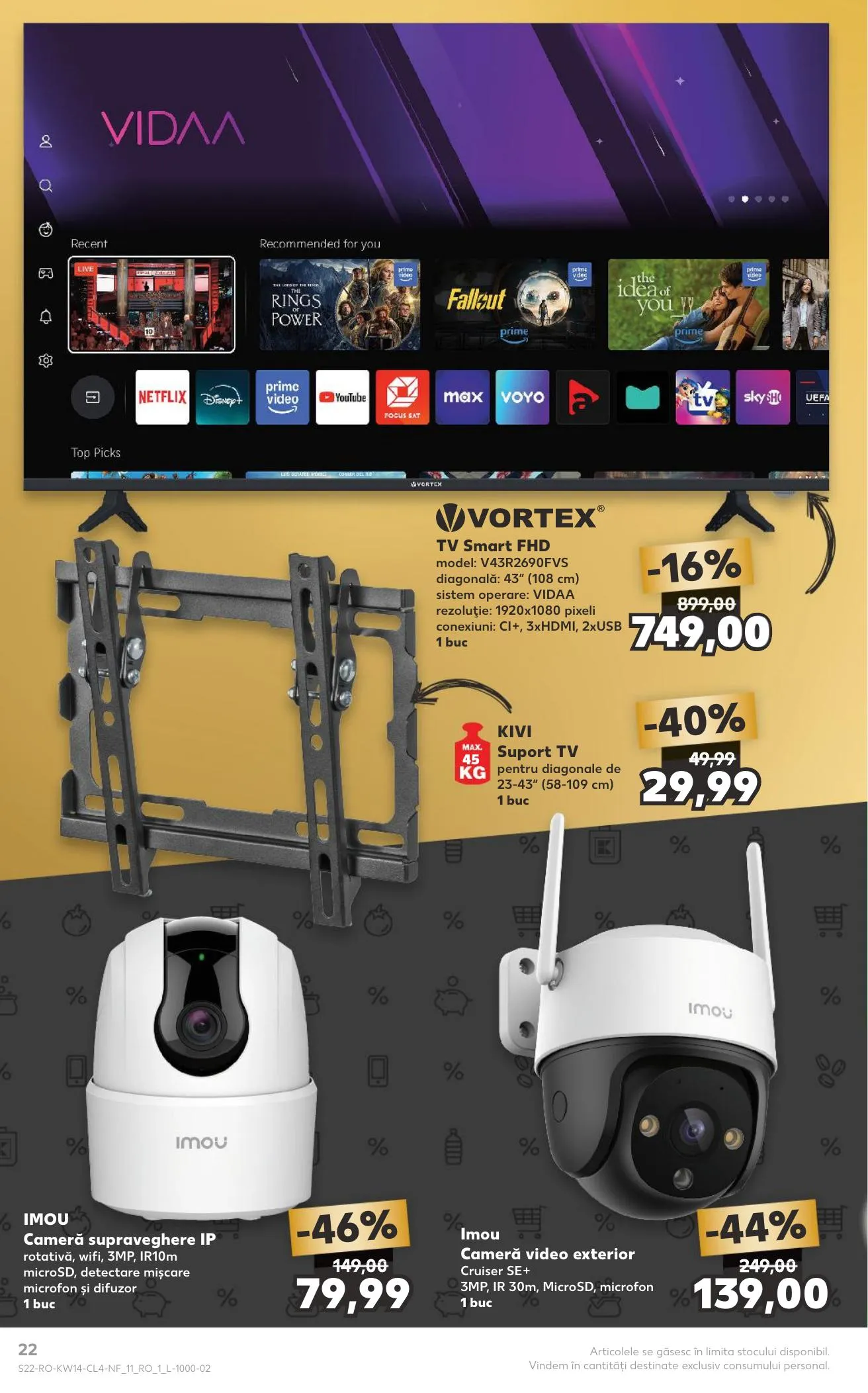 Kaufland akciós újság Románia Black Friday 04.01–04.07 – 22. oldal