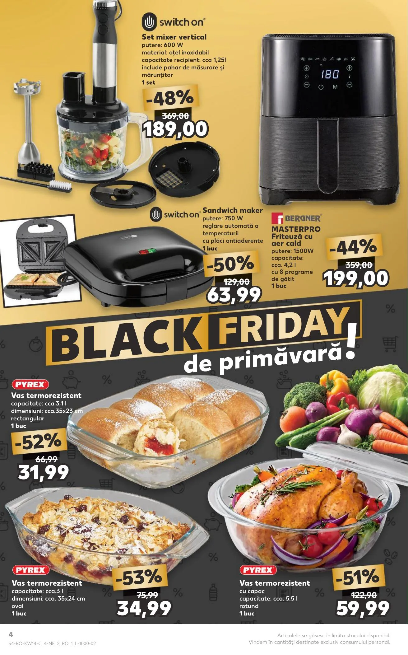 Kaufland akciós újság Románia Black Friday 04.01–04.07 – 4. oldal