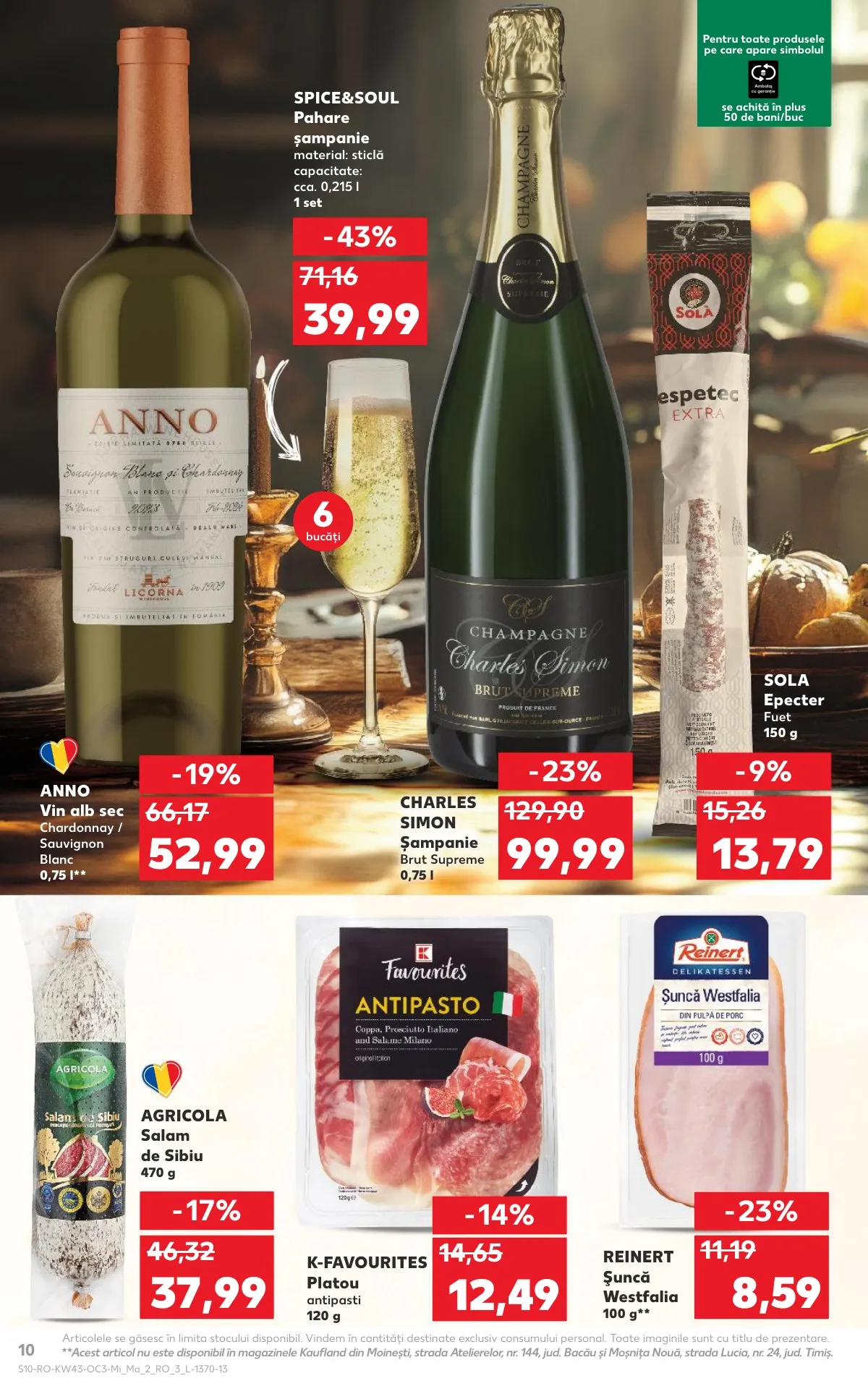 Kaufland akciós újság Románia Bor katalógus 10.22–10.28 – 10. oldal