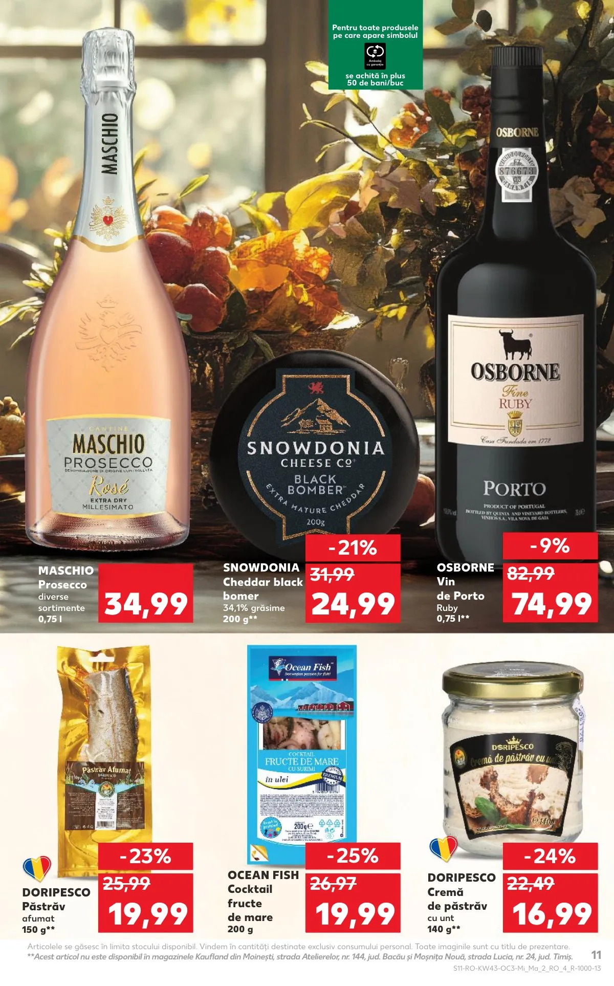 Kaufland akciós újság Románia Bor katalógus 10.22–10.28 – 11. oldal
