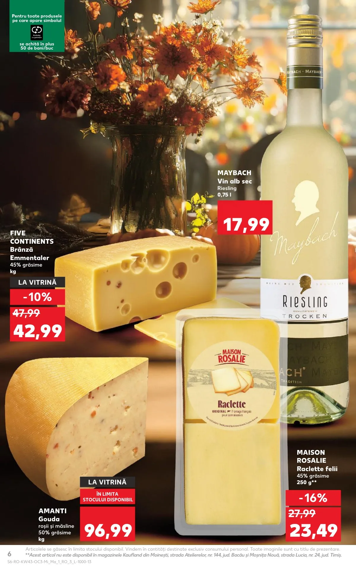 Kaufland akciós újság Románia Bor katalógus 10.22–10.28 – 6. oldal