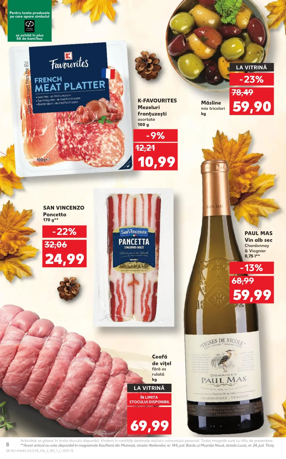 Kaufland akciós újság Románia Bor katalógus 10.22–10.28 – 8. oldal
