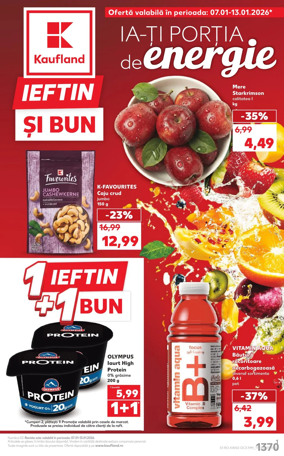Kaufland akciós újság Románia egészség 01.07–01.13