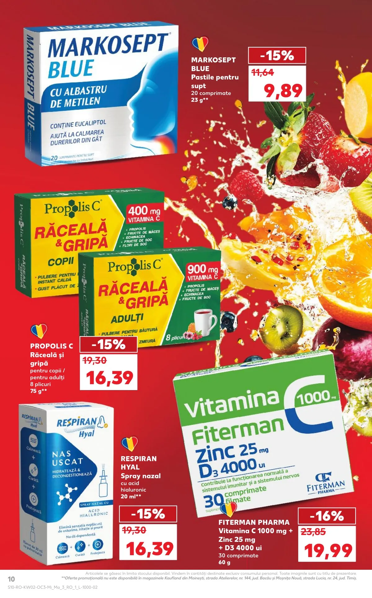 Kaufland akciós újság Románia egészség 01.07–01.13 – 10. oldal
