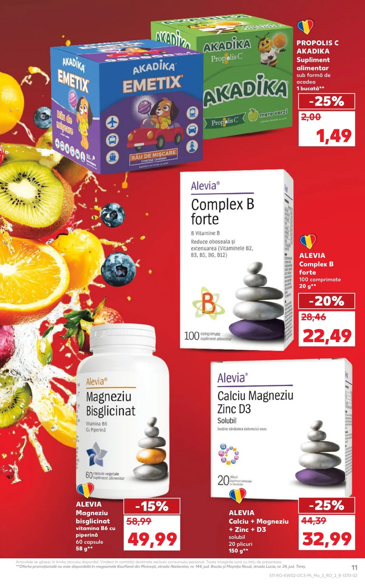 Kaufland akciós újság Románia egészség 01.07–01.13 – 11. oldal